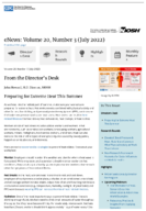NIOSH eNews Volume 20 Number 3 July 2022