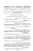 Abstract of sanitary reports  v 8 no 38 December 1 1893