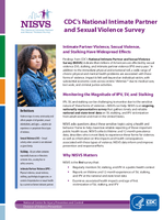 CDCs National Intimate Partner and Sexual Violence Survey handout 2018