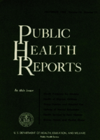 Public Health Reports  v 78  no 11  cover