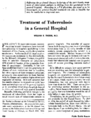 Treatment of tuberculosis in a general hospital