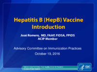 Hepatitis B HepB vaccine introduction