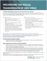 Preventing the sexual transmission of Zika virus
