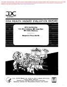 Health Hazard Evaluation Report HETA 9307902760 US Silica Company Mill Creek Plant Mill Creek Oklahoma