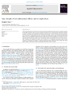 Grip Strength of Law Enforcement Officers and Its Implications