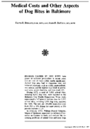 Medical Costs And Other Aspects Of Dog Bites In Baltimore