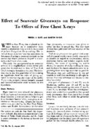Effect of souvenir giveaways on response to offers of free chest xrays