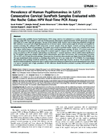 Prevalence of Human Papillomavirus in 5072 Consecutive Cervical SurePath Samples Evaluated with the Roche Cobas HPV RealTime PCR Assay