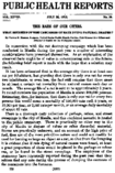 Weekly Reports for JULY 25 1913