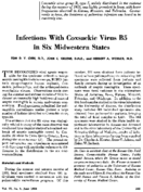 Infections with Coxsackie virus B5 in six midwestern States