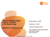 Fluarix quadrivalent  efficacy in children 635 months of age  results of a randomized trial