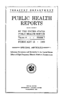 Public Health Report  v 44 no 7  cover