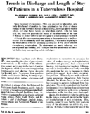 Trends in discharge and length of stay of patients in a tuberculosis hospital