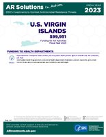 CDCs Investments to Combat Antibiotic Resistance Threats US Virgin Islands Fiscal Year 2023