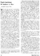 World incidence of anthrax in man