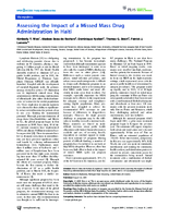 Assessing the Impact of a Missed Mass Drug Administration in Haiti
