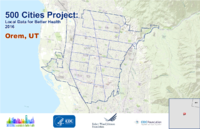 500 Cities Project Local Data for Better Health 2016 Orem UT