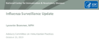 Influenza surveillance update