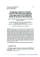Comparative analysis of vertebrate EIF2AK2 PKR genes and assignment of the equine gene to ECA15q24q25 and the bovine gene to BTA11q12q15