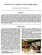 Principles of Adult Learning Application for Mine Trainers