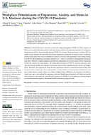 Workplace Determinants of Depression Anxiety and Stress in US Mariners During the COVID19 Pandemic