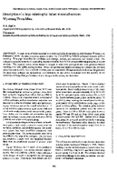 Description of a Large Catastrophic Failure in a Southwestern Wyoming Trona Mine