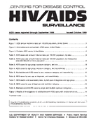 HIVAIDS Surveillance AIDS cases reported through September 1989