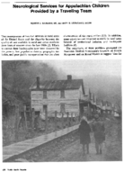 Neurological services for Appalachian children provided by a traveling team