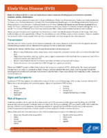 Ebola Virus Disease EVD Fact Sheet 20181018