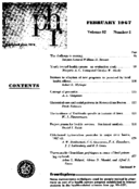 Public Health Reports  v 82 no 2 February 1967  table of contents