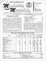 Morbidity and Mortality Weekly Report Vol 20 No 40 week ending October 9 1971