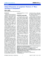 Global Elimination of Lymphatic Filariasis A Mass Uprising of Compassion