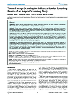 Thermal Image Scanning for Influenza Border Screening Results of an Airport Screening Study