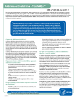 Aldrina e dieldrina  ToxFAQs  CAS no 309002 e 60571