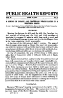 Public Health Reports  V 37 No 15 April 14 1922