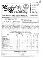 Morbidity and Mortality Weekly Report Vol 16 No 24 week ending June 17 1967