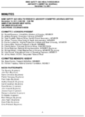 Minutes  Mine Safety and Health Research Advisory Committee MSHRAC Meeting November 15 2017 800 AM  300 PM Lakewood Colorado