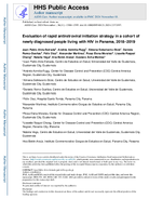 Evaluation of rapid antiretroviral initiation strategy in a cohort of newly diagnosed people living with HIV in Panama 20182019