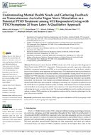Understanding mental health needs and gathering feedback on transcutaneous auricular vagus nerve stimulation as a potential PTSD treatment among 911 responders living with PTSD symptoms 20 years later a qualitative approach