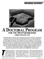 A Doctoral Program for the Next Generation