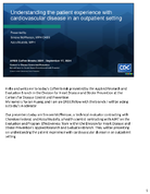 Understanding the Patient Experience with Cardiovascular Disease in an Outpatient Setting