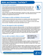 Aldrin and dieldrin  ToxFAQs