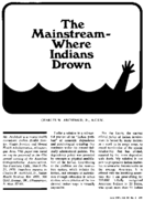 The mainstreamwhere Indians drown