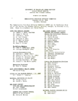 Minutes of meeting  Immunization Practices Advisory Committee February 2122 1989 Atlanta Georgia