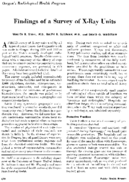 Findings of a survey of Xray units