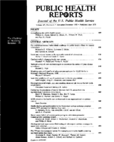 Public Health Rep  v 107 no 6  table of contents