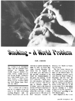 SmokingA World Problem