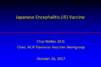 Japanese Encephalitis JE Vaccine
