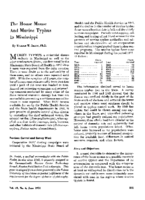 The house mouse and murine typhus in Mississippi