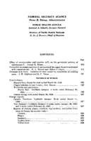 Public Health Reports  v 65 no 15  table of contents